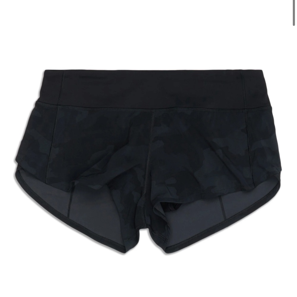 Lululemon Womens Camo Speed Up Shorts